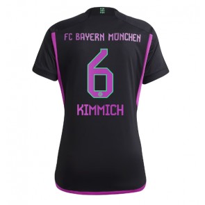 Lacne Ženy Futbalové dres Bayern Munich Joshua Kimmich #6 2023-24 Krátky Rukáv - Preč